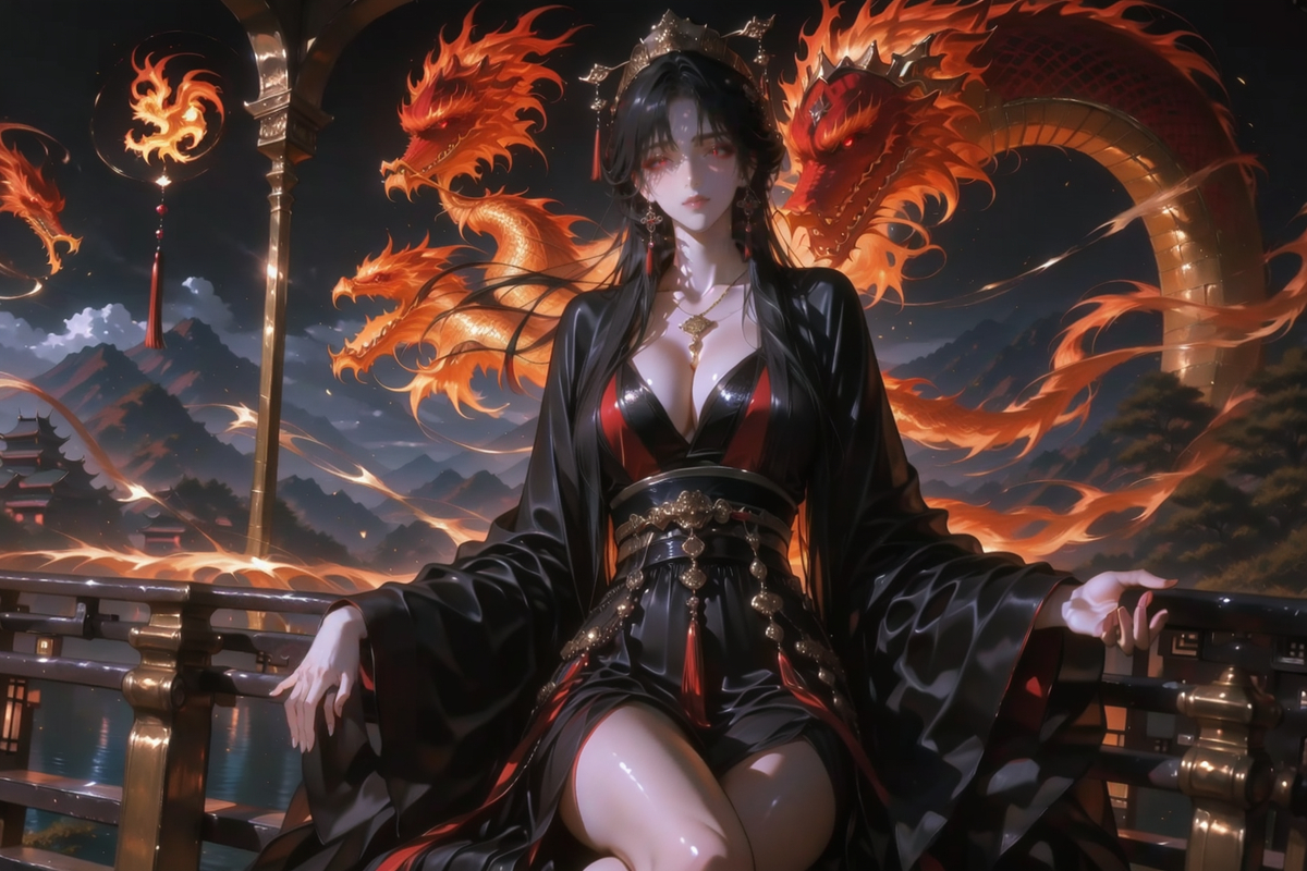 图片[9]-008骄阳女帝-pixiv插画-作品交流服务