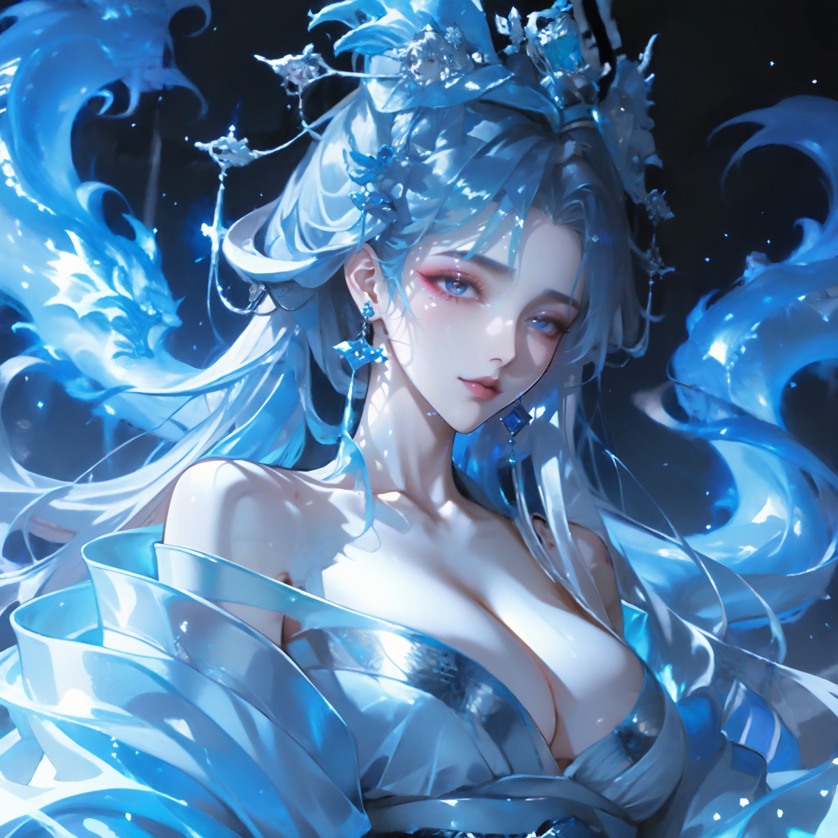 009曦月女帝-pixiv插画-作品交流服务