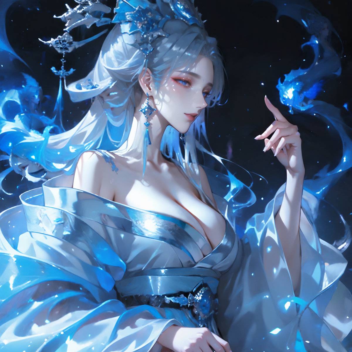 009曦月女帝-pixiv插画-作品交流服务