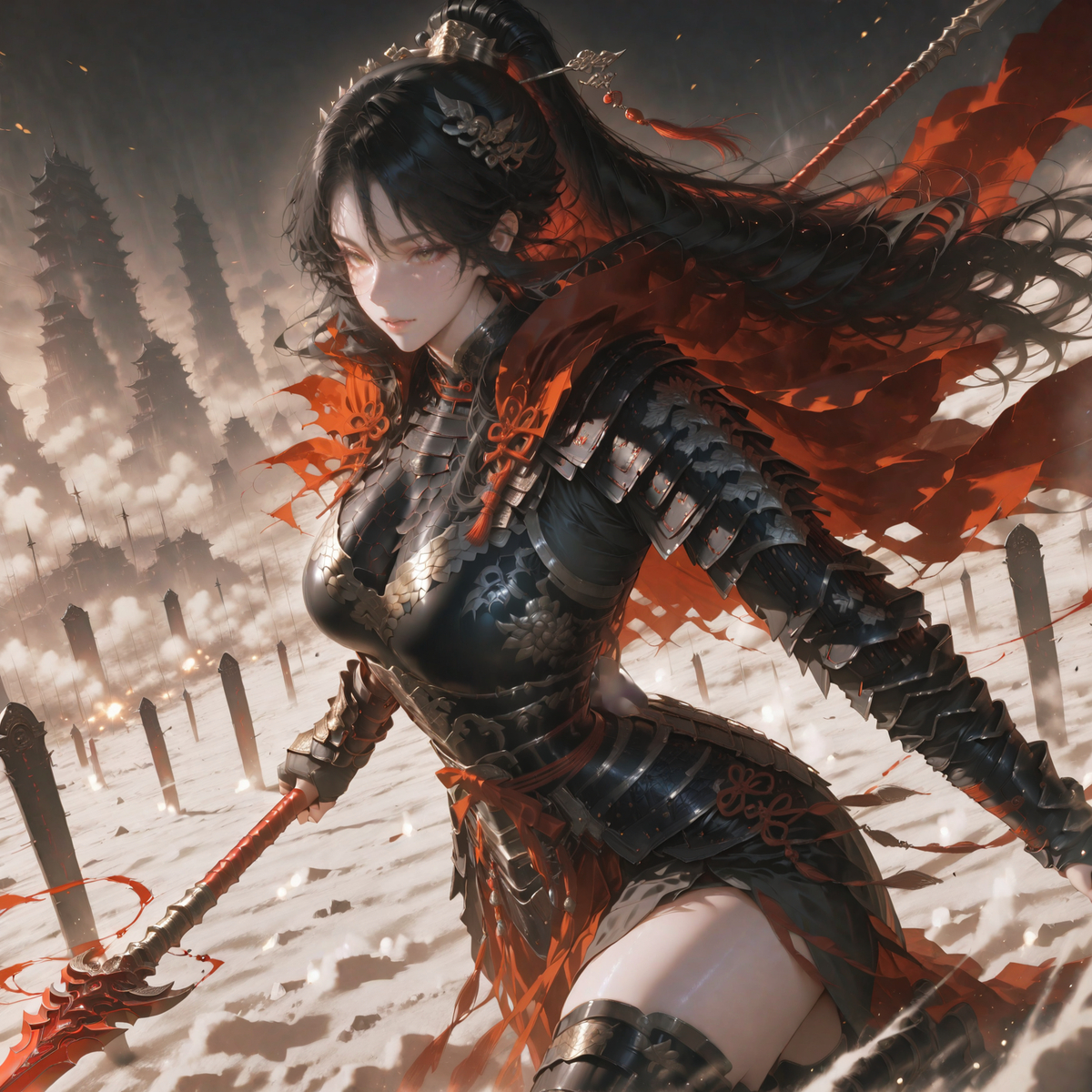 图片[5]-英姿飒爽-pixiv插画-作品交流服务