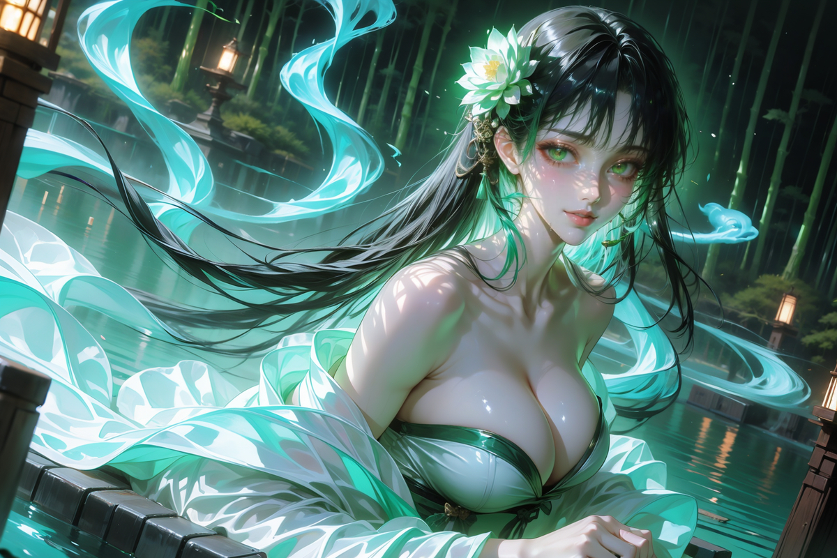 013青蛇结缘-pixiv插画-作品交流服务