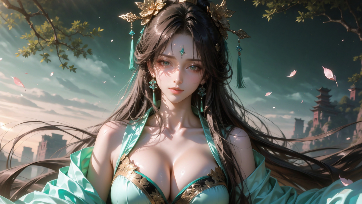 青衣仙-pixiv插画-作品交流服务