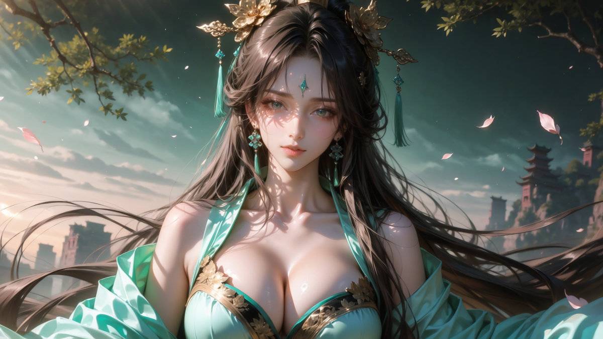 青衣仙-pixiv插画-作品交流服务