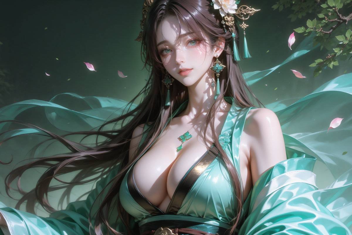 青衣仙-pixiv插画-作品交流服务