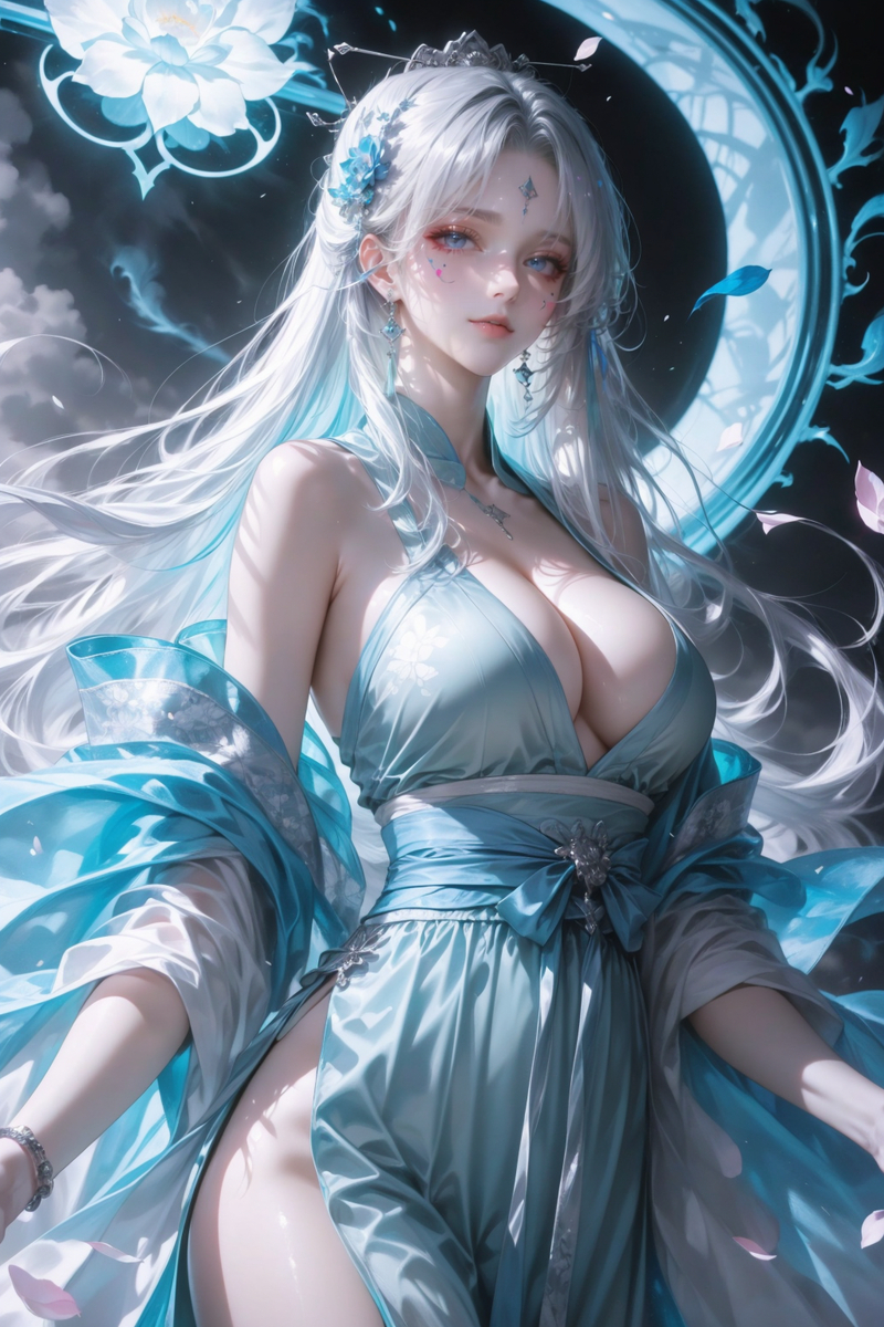 白发仙尊-pixiv插画-作品交流服务