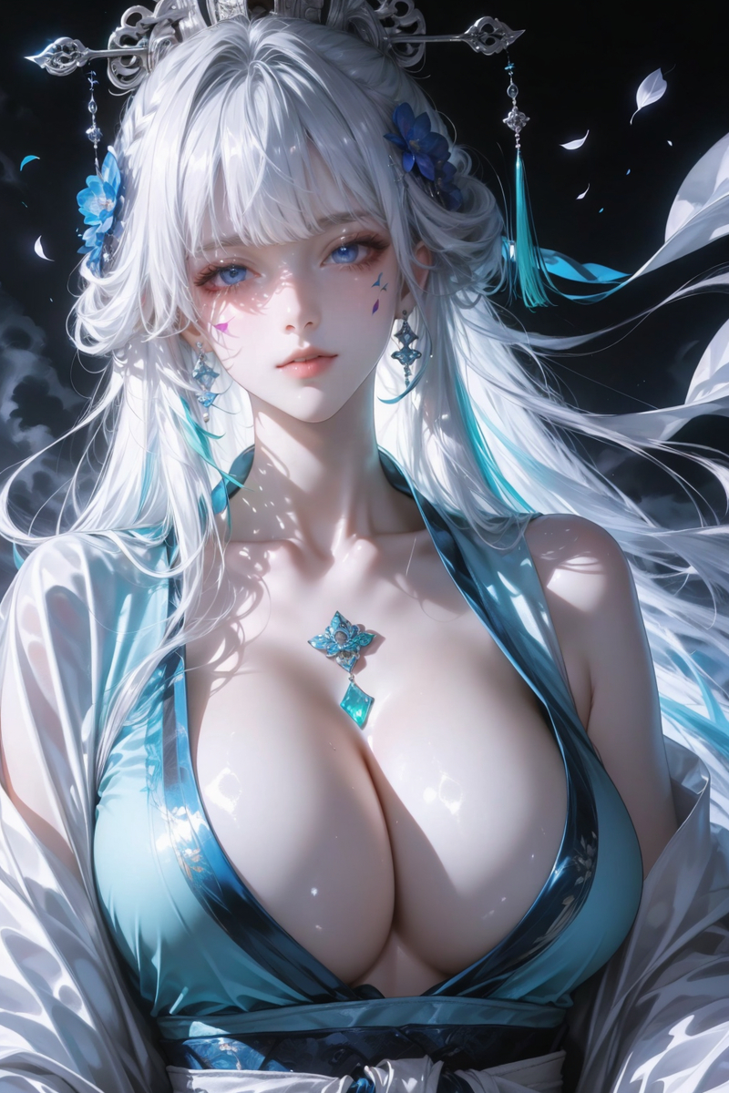 白发仙尊-pixiv插画-作品交流服务