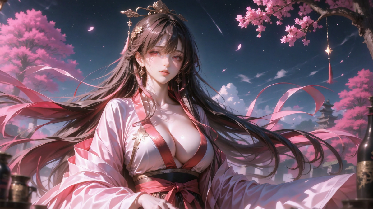 桃之夭夭-pixiv插画-作品交流服务