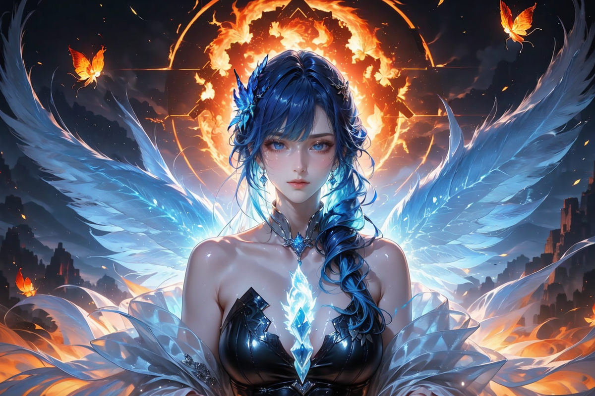 图片[5]-冰翼炎灵-pixiv插画-作品交流服务