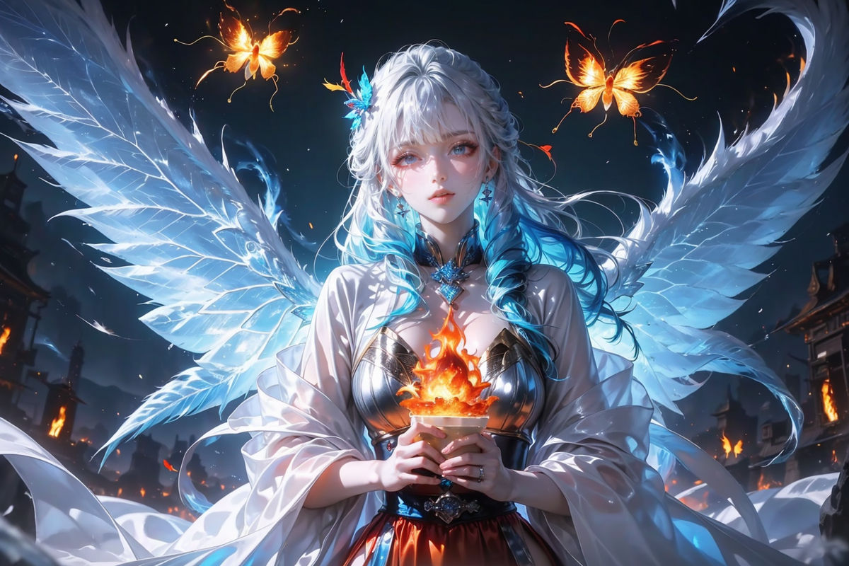 图片[6]-冰翼炎灵-pixiv插画-作品交流服务