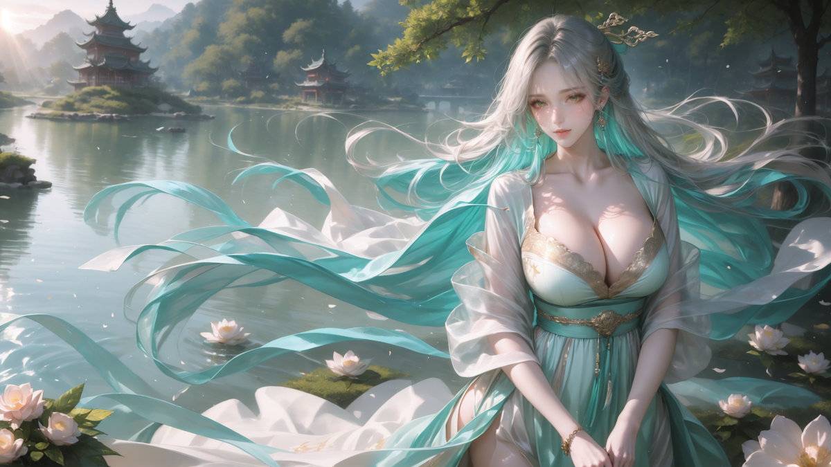碧水人家绕-pixiv插画-作品交流服务