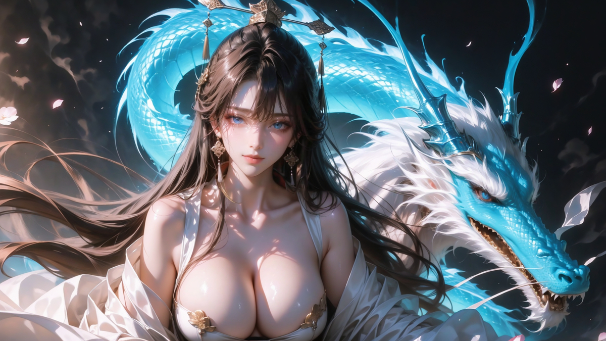 与龙共舞-pixiv插画-作品交流服务