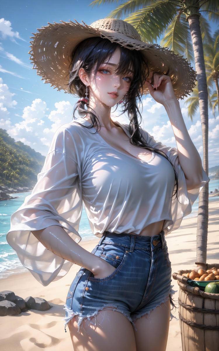 休闲时光-pixiv插画-作品交流服务