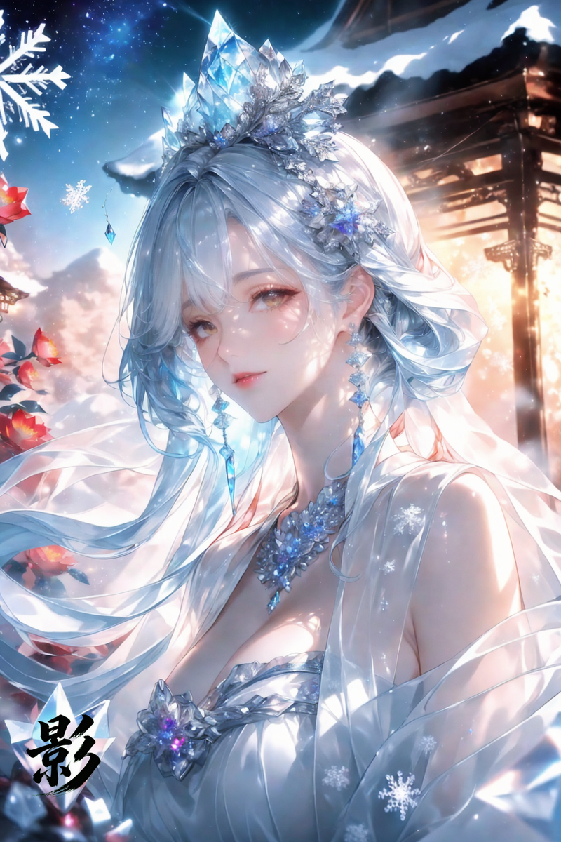 雪中明珠-pixiv插画-作品交流服务