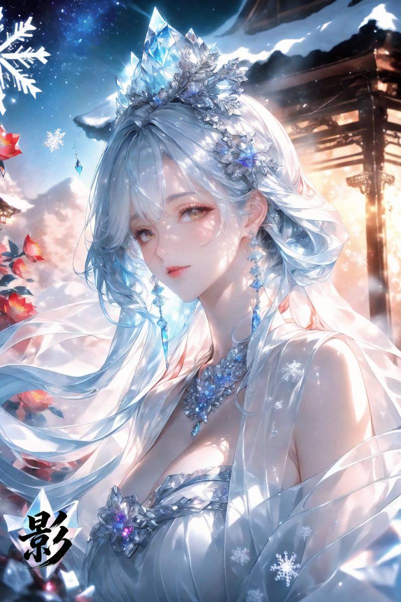 雪中明珠-pixiv插画-作品交流服务