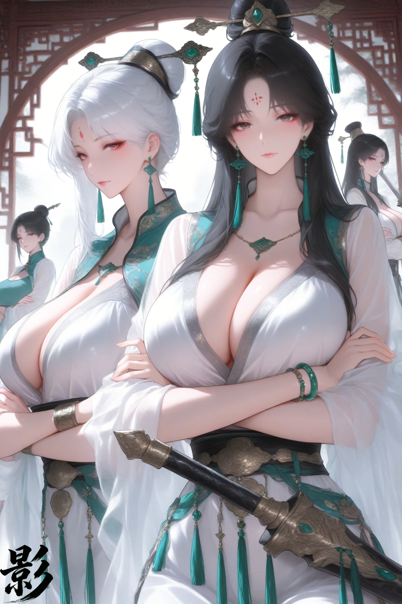 并蒂莲-pixiv插画-作品交流服务