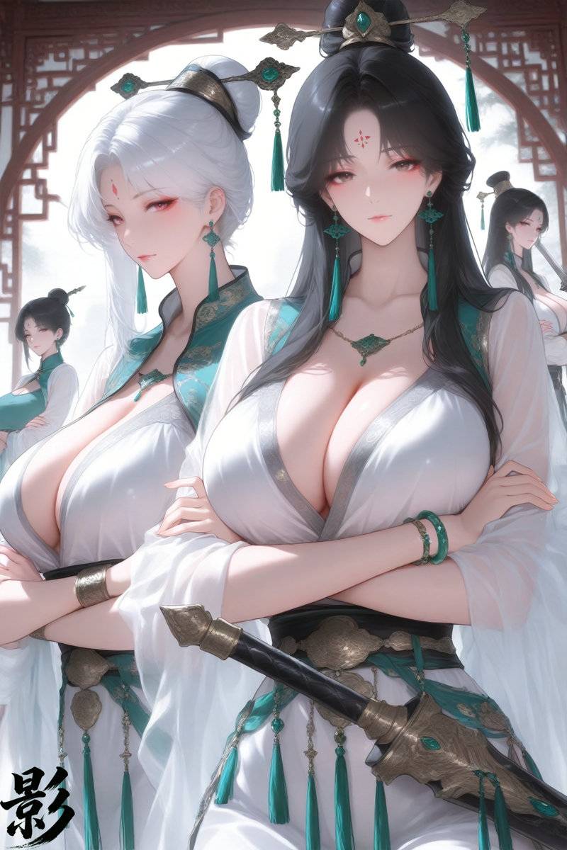 并蒂莲-pixiv插画-作品交流服务