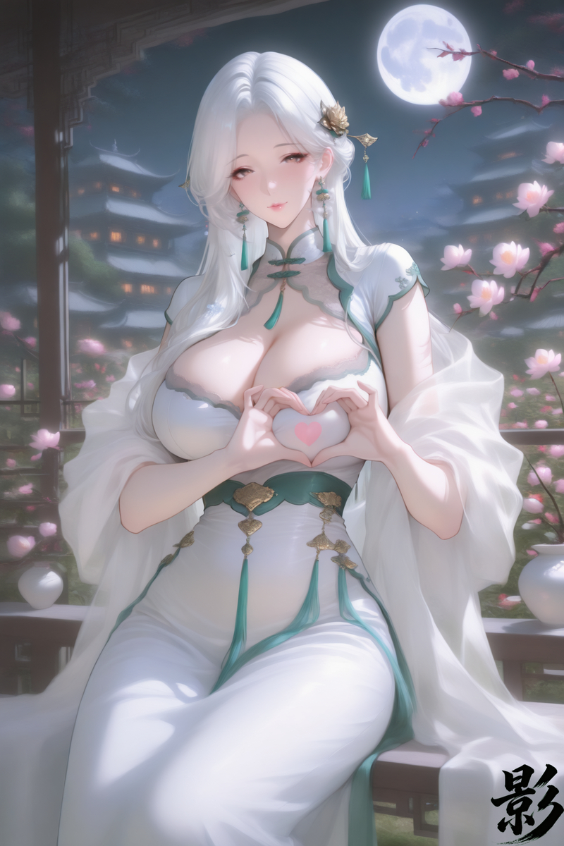 花好月圆-pixiv插画-作品交流服务