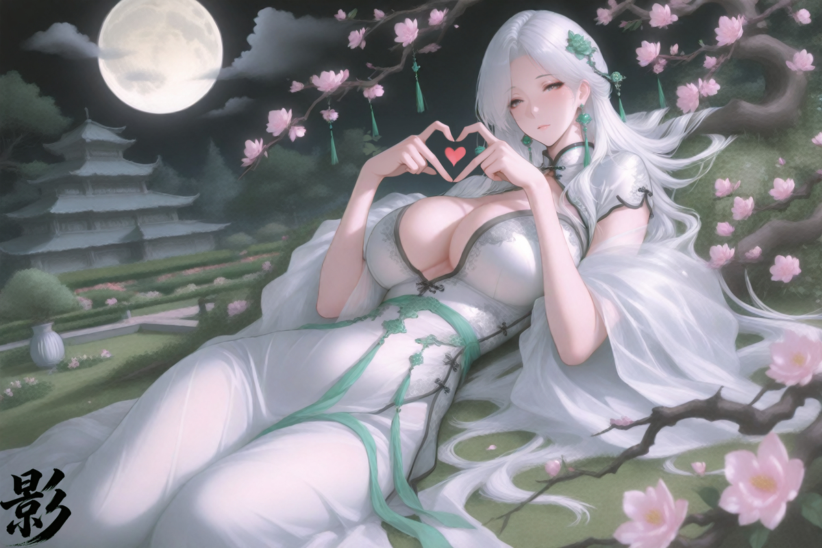 花好月圆-pixiv插画-作品交流服务