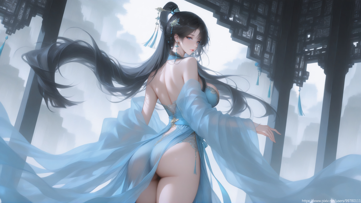 水光潋滟-pixiv插画-作品交流服务