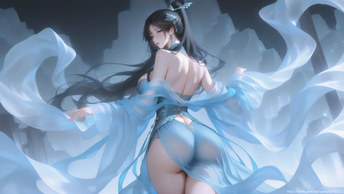 图片[5]-水光潋滟-pixiv插画-作品交流服务