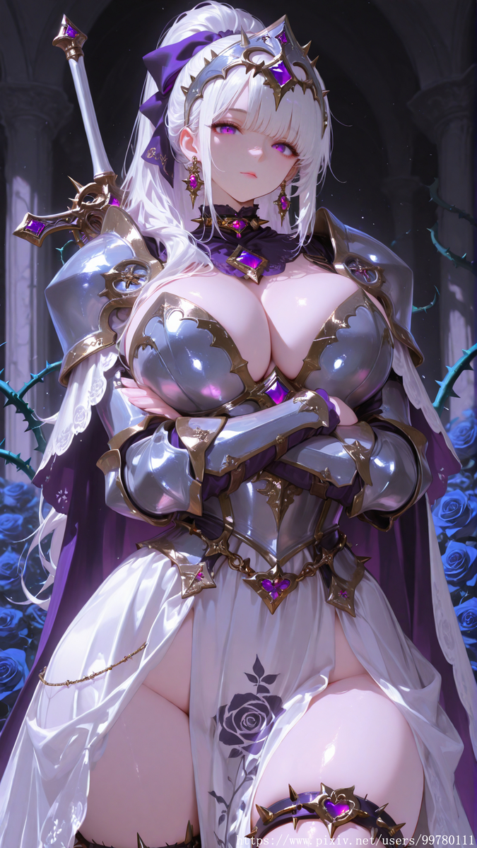 蔷薇骑士-pixiv插画-作品交流服务