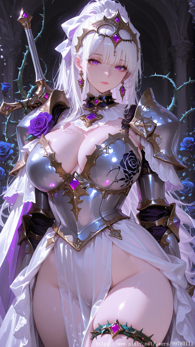 蔷薇骑士-pixiv插画-作品交流服务