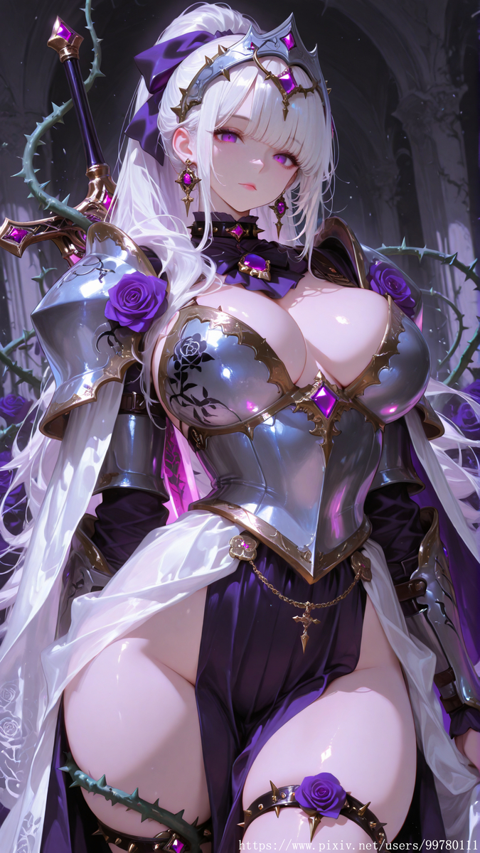 图片[5]-蔷薇骑士-pixiv插画-作品交流服务