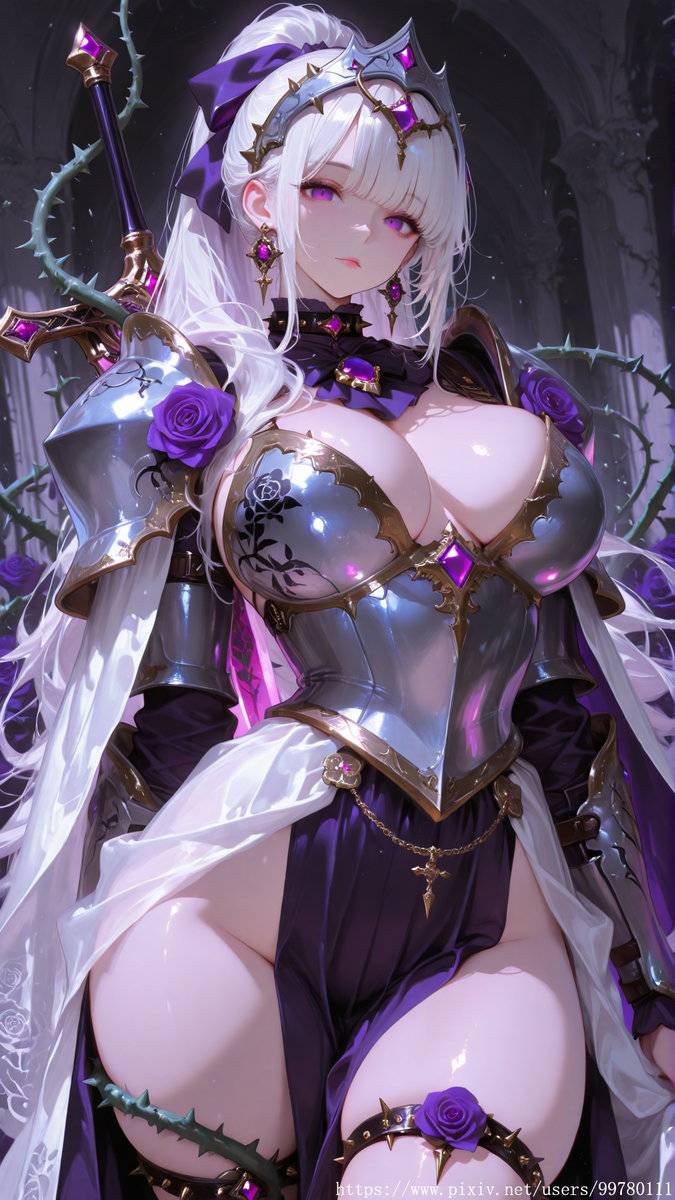 图片[5]-蔷薇骑士-pixiv插画-作品交流服务