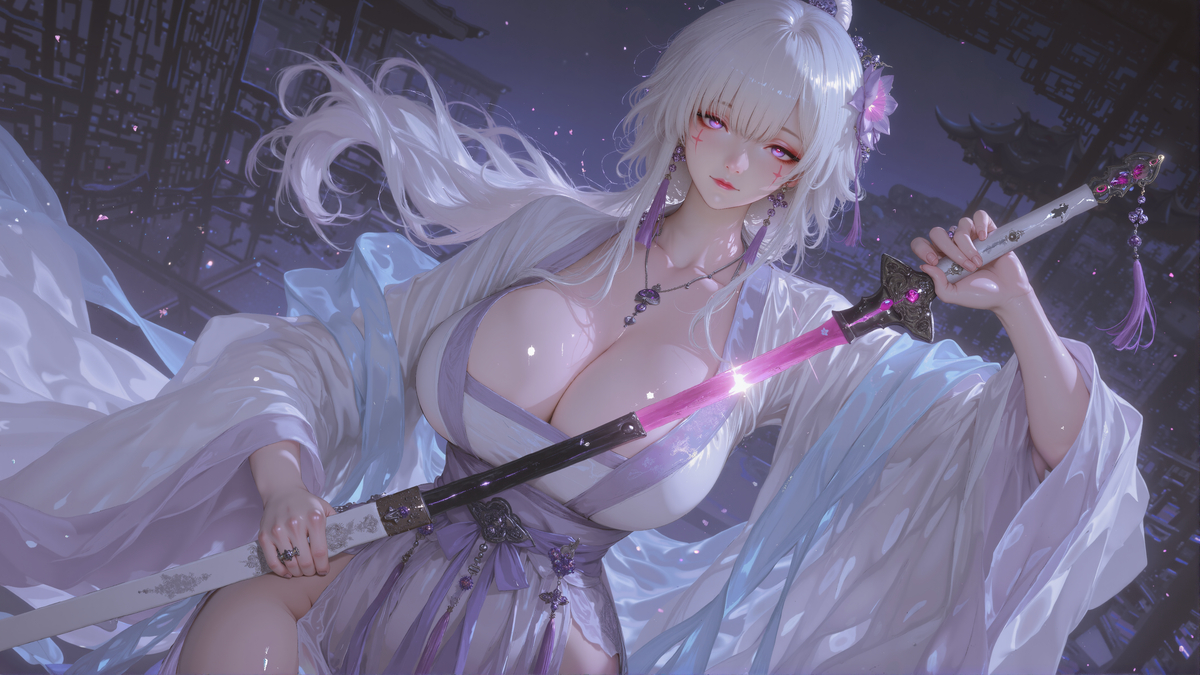 紫澜霞殁-pixiv插画-作品交流服务