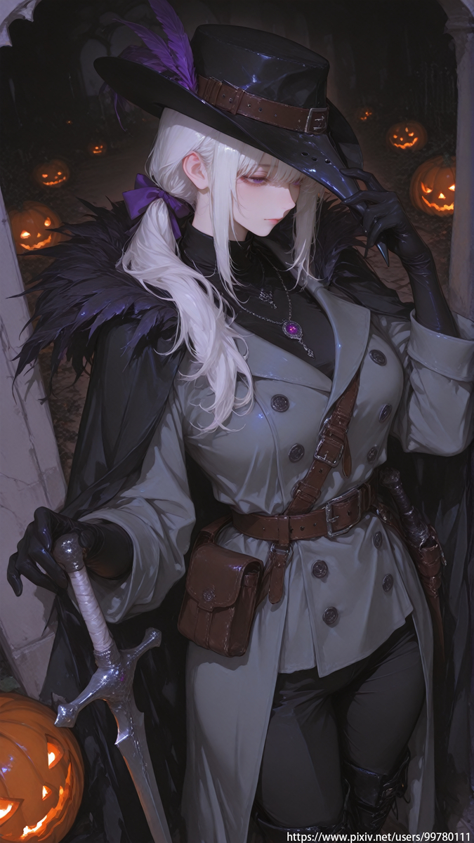 鸦羽猎手-pixiv插画-作品交流服务