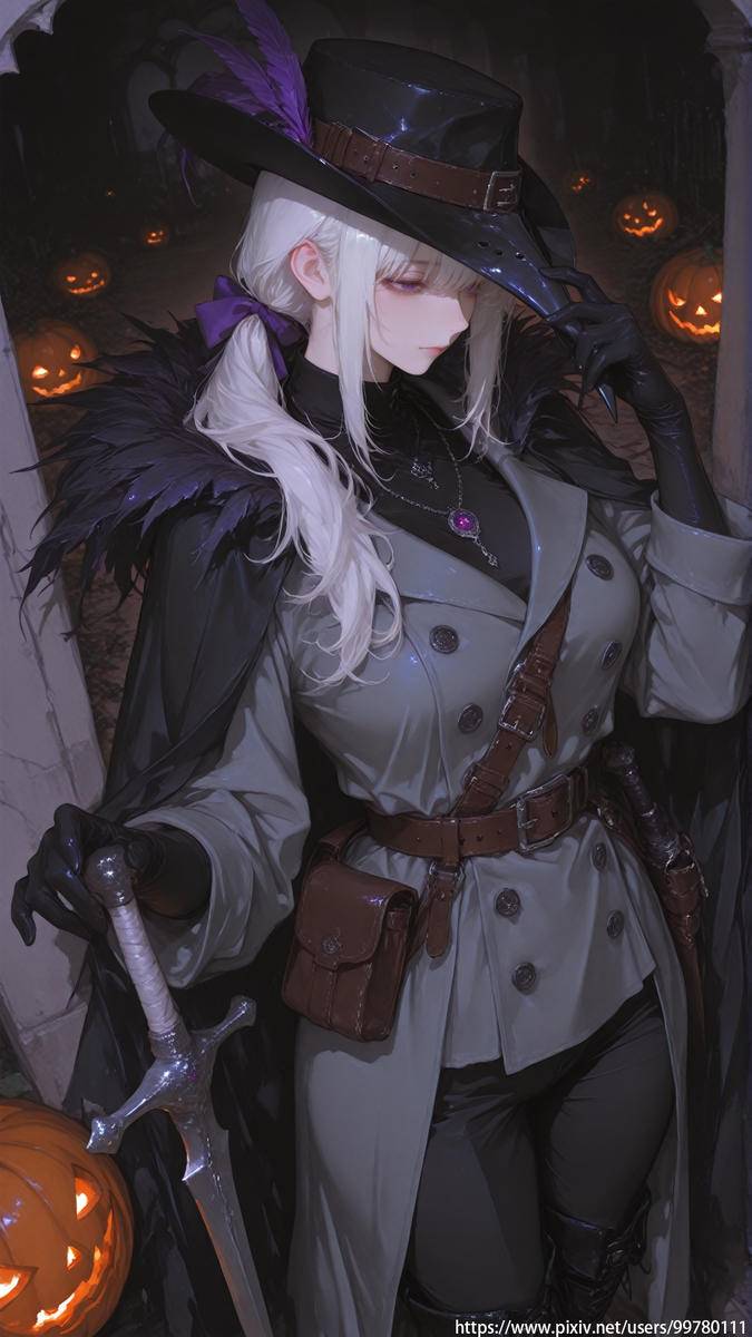 鸦羽猎手-pixiv插画-作品交流服务
