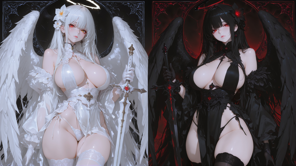 双生剑契-pixiv插画-作品交流服务