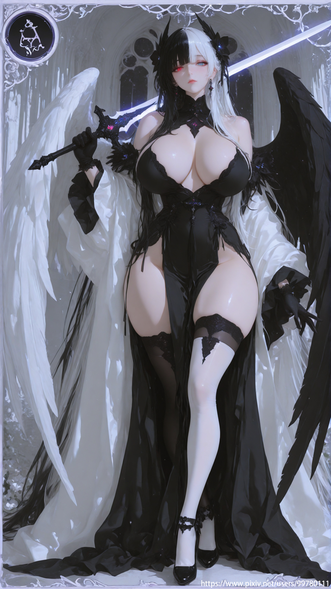 阴阳翼使-pixiv插画-作品交流服务