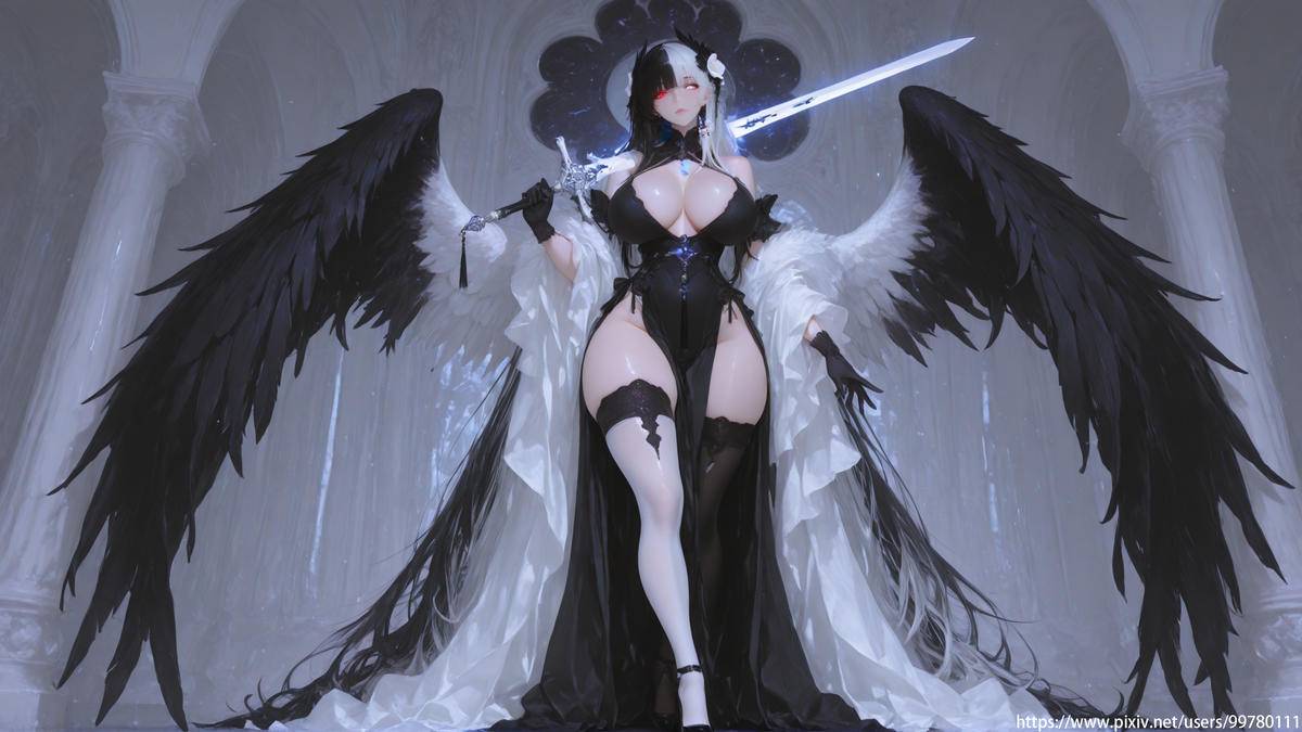 阴阳翼使-pixiv插画-作品交流服务
