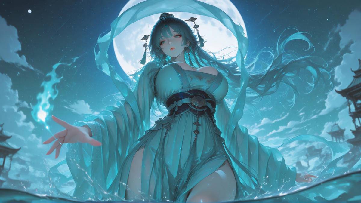图片[5]-青澜锁月，幽荧引梦-pixiv插画-作品交流服务