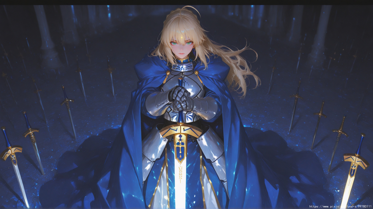 骑士王与胜利誓约-pixiv插画-作品交流服务