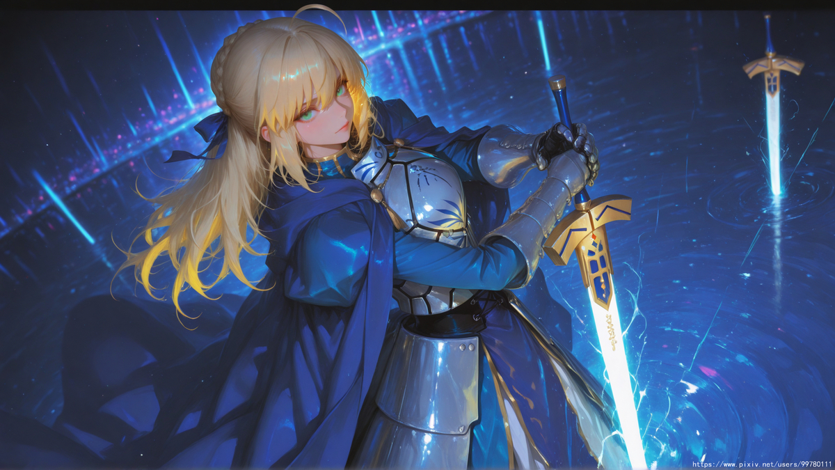 骑士王与胜利誓约-pixiv插画-作品交流服务