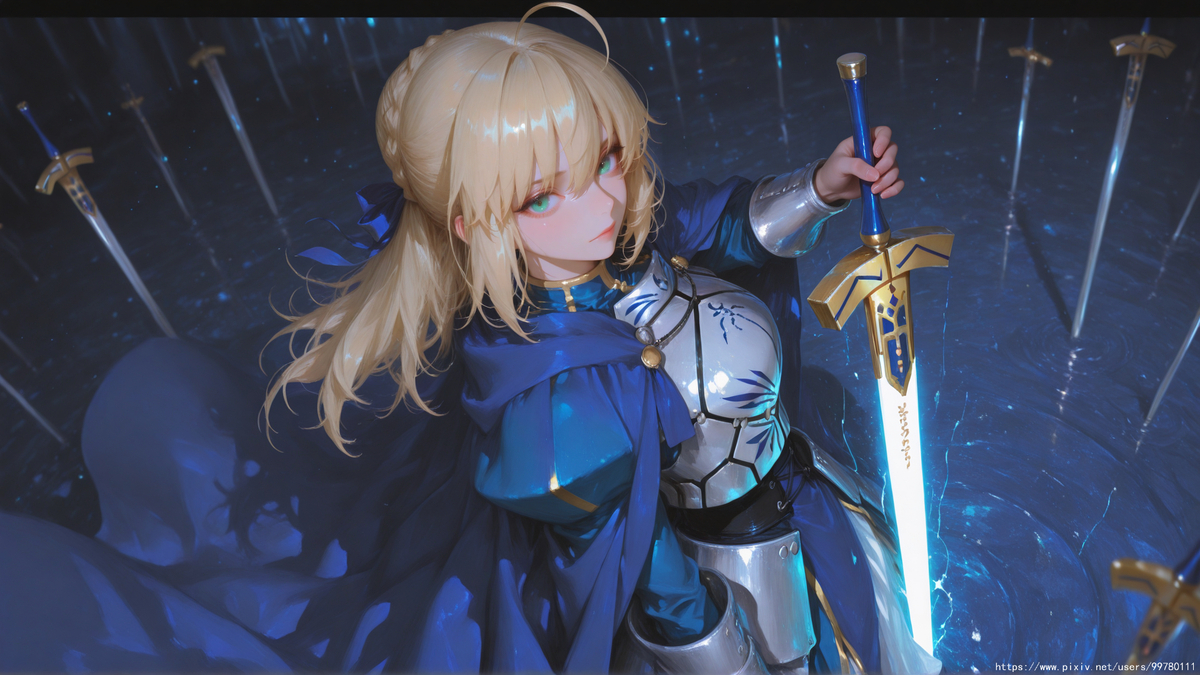 骑士王与胜利誓约-pixiv插画-作品交流服务