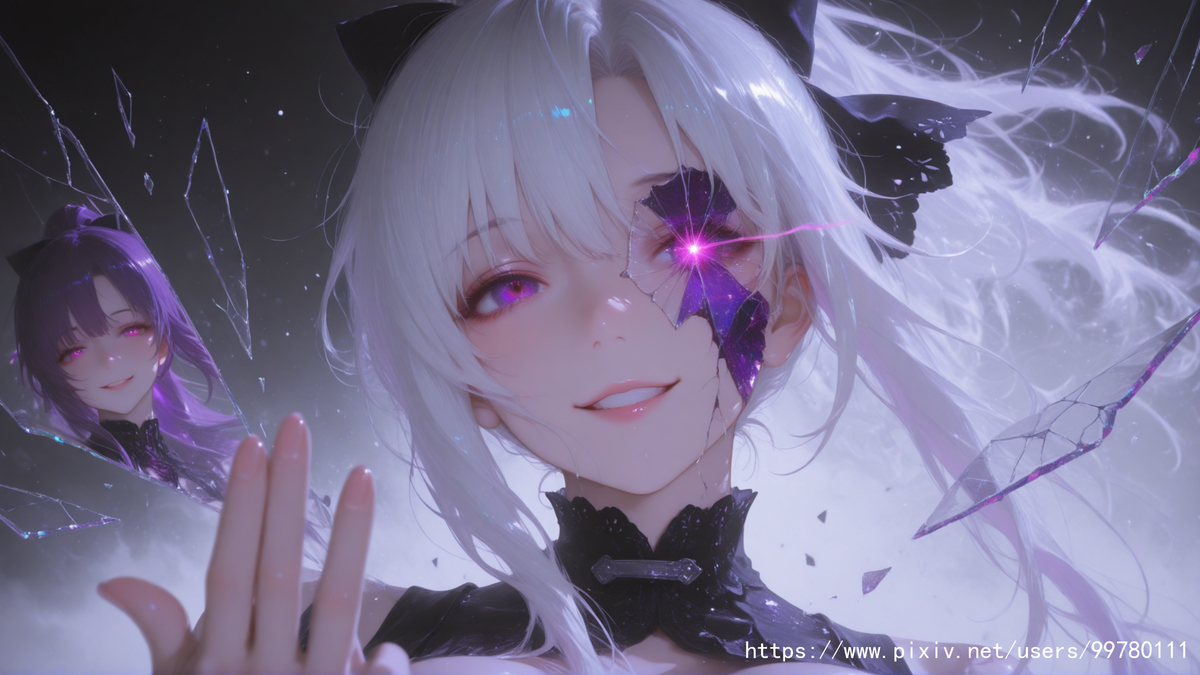 残镜藏魂，晶瞳织妄-pixiv插画-作品交流服务