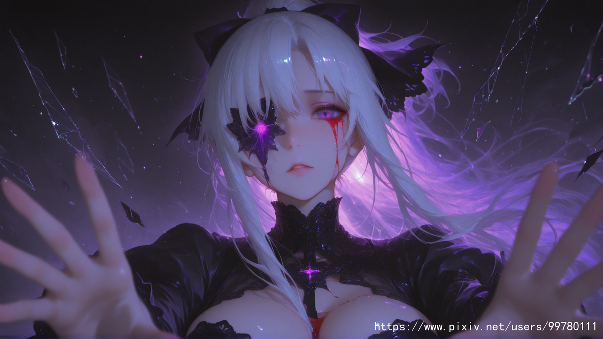 残镜藏魂，晶瞳织妄-pixiv插画-作品交流服务