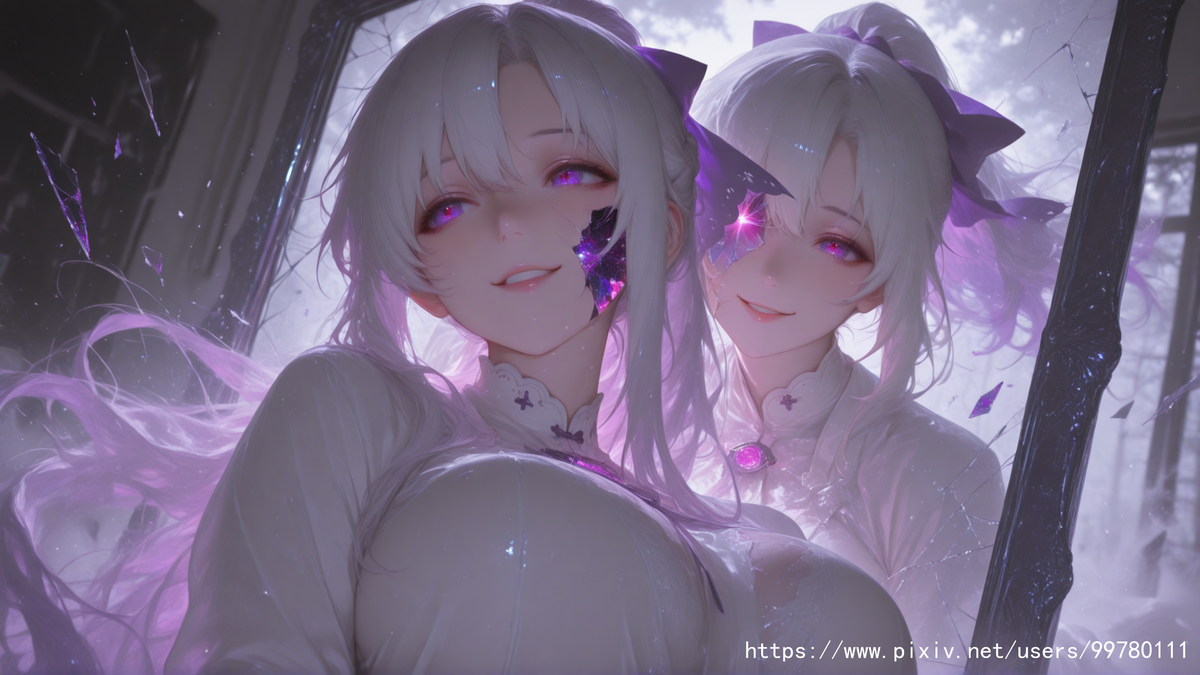 残镜藏魂，晶瞳织妄-pixiv插画-作品交流服务