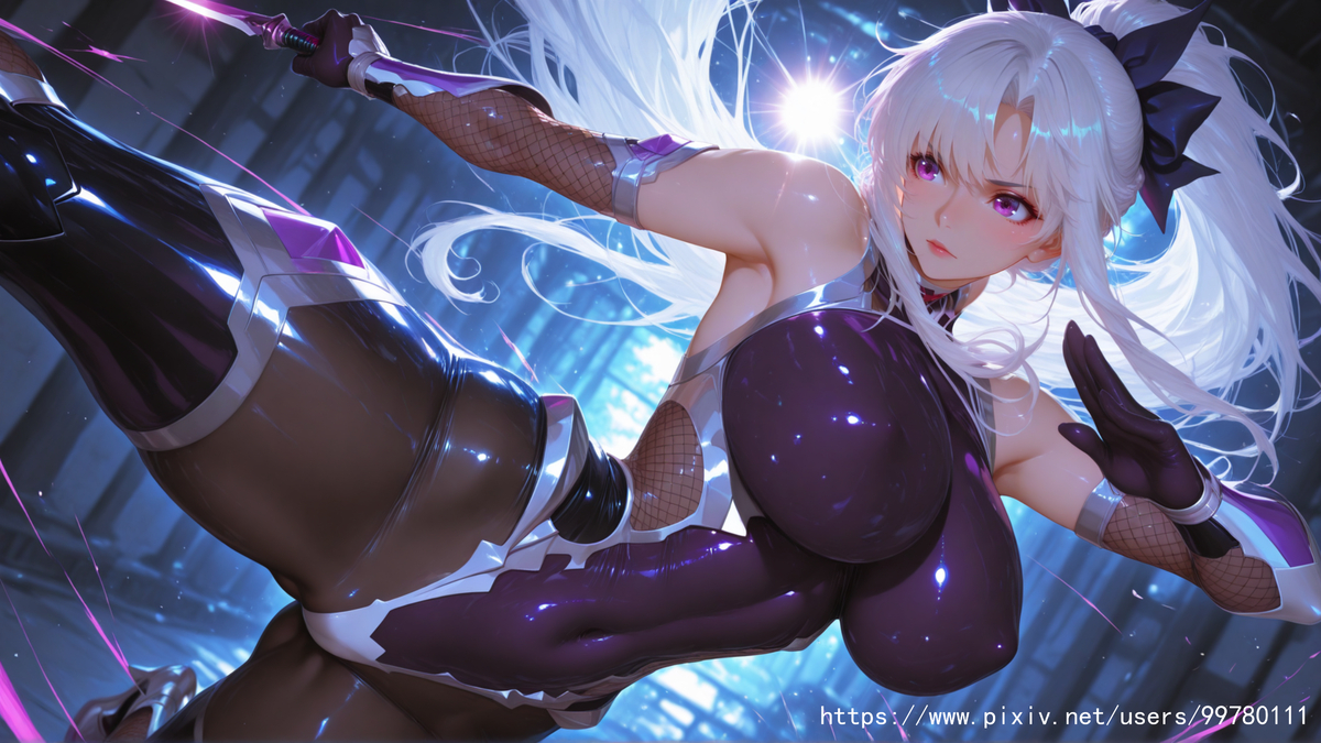 对魔忍——舞动利刃的英姿-pixiv插画-作品交流服务