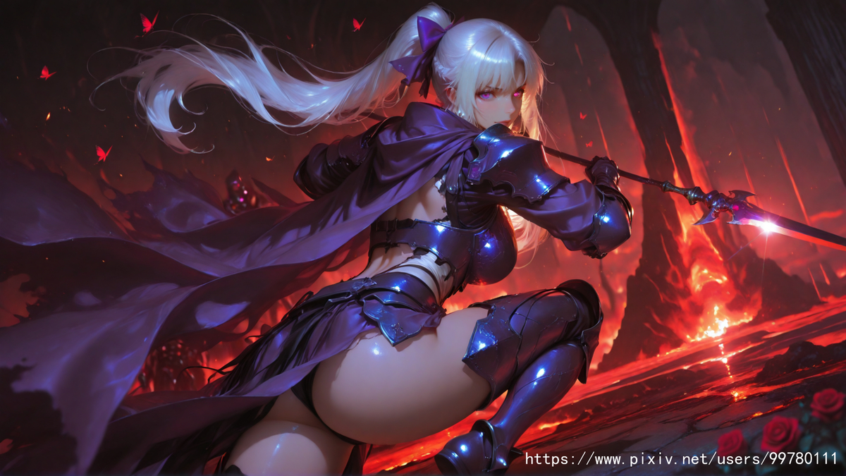 图片[6]-炽燃之誓，击碎熔岩的烬甲蔷薇-pixiv插画-作品交流服务