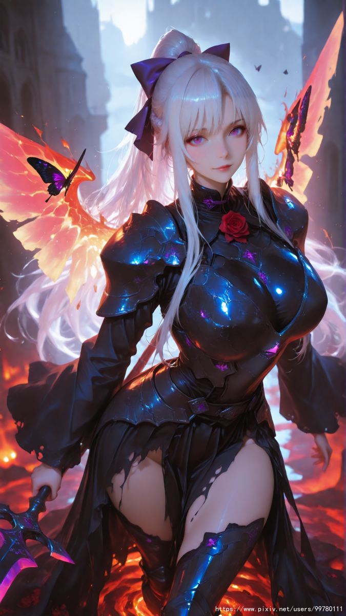 图片[7]-炽燃之誓，击碎熔岩的烬甲蔷薇-pixiv插画-作品交流服务