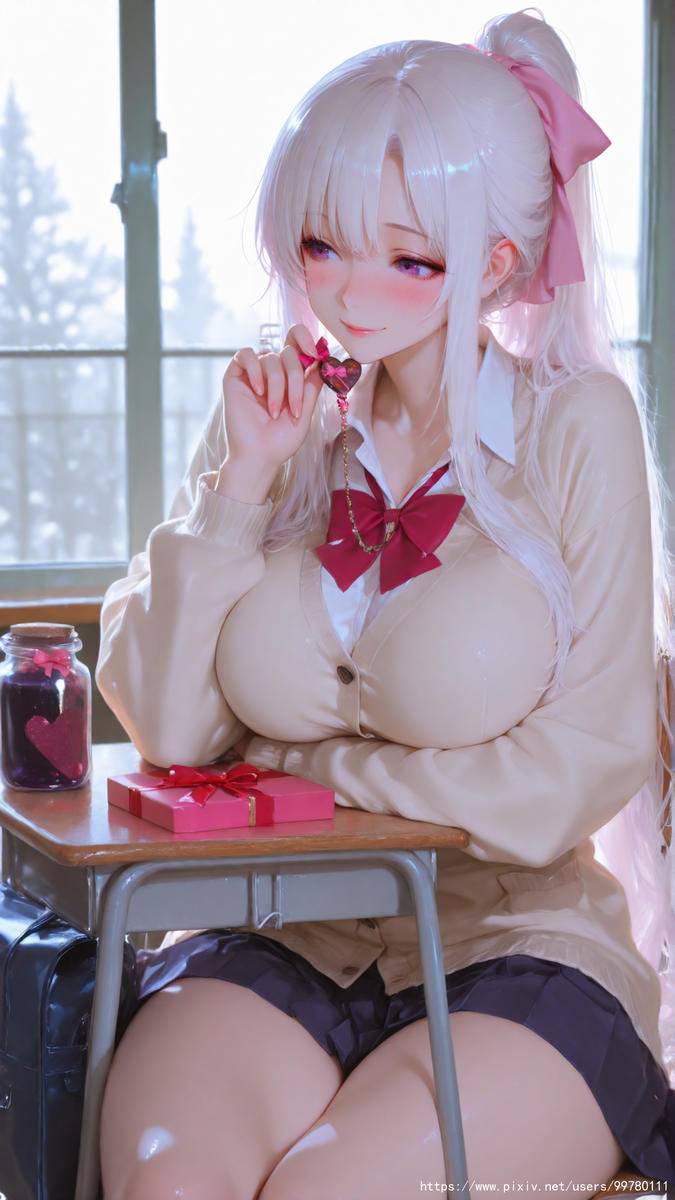 少女怀春，未说出口的心意-pixiv插画-作品交流服务